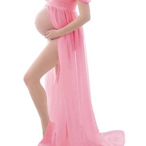 like new Maturnity Photoshoot dress that opens at belly